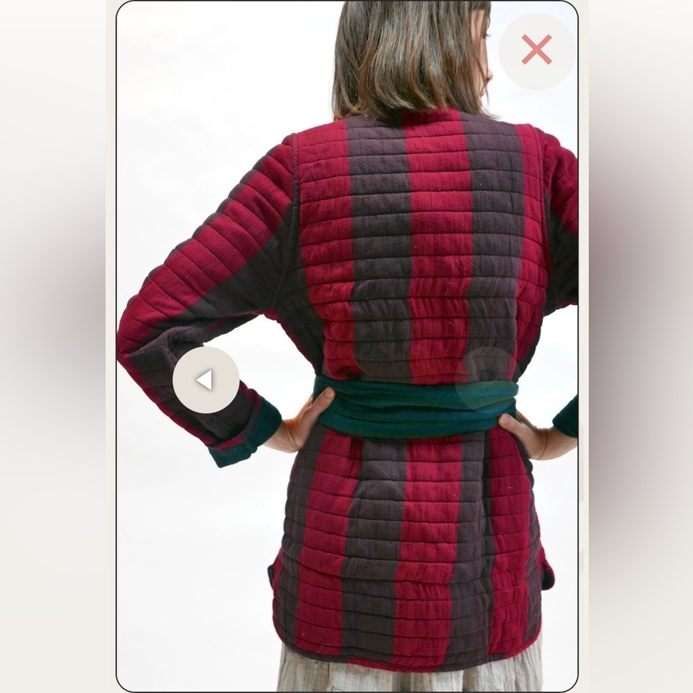 NWOT Ace & Jig Quilted Coat in Passion - Picture 3 of 12